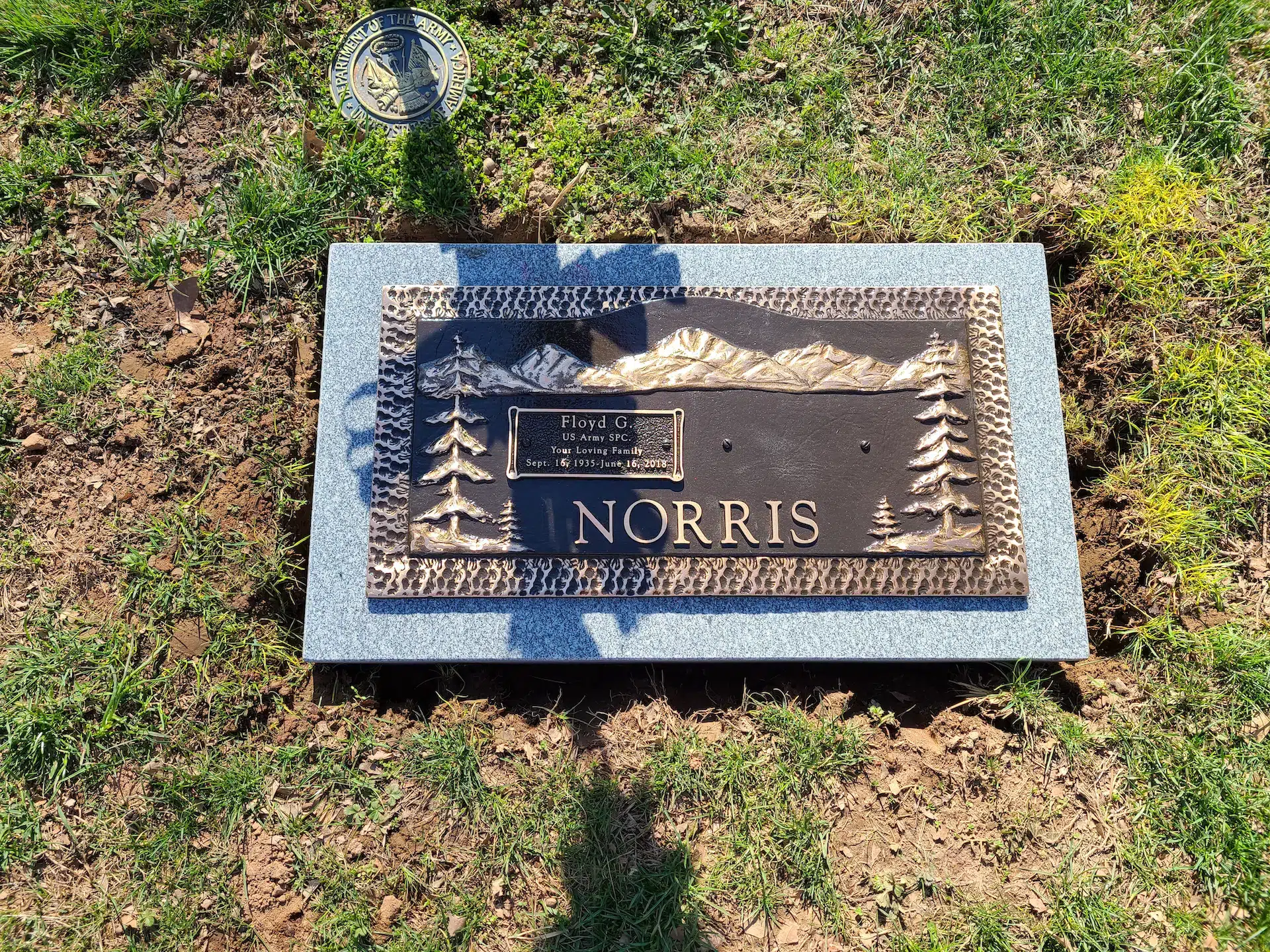 Bronze Headstone Plaque hand-carved by Headstone Plaque Shop in NJ — image 5