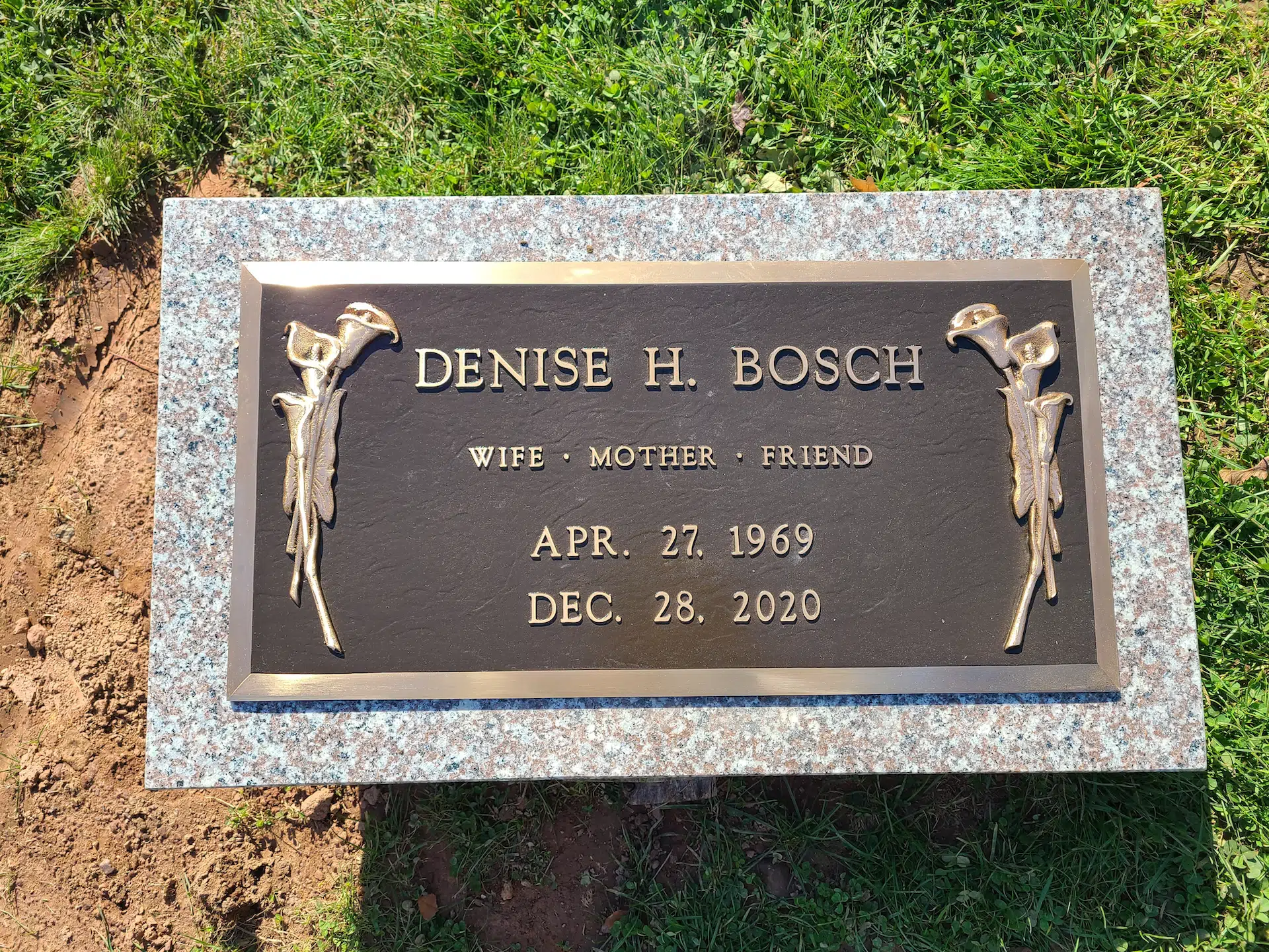 Bronze Headstone Plaque hand-carved by Headstone Plaque Shop in NJ — image 4